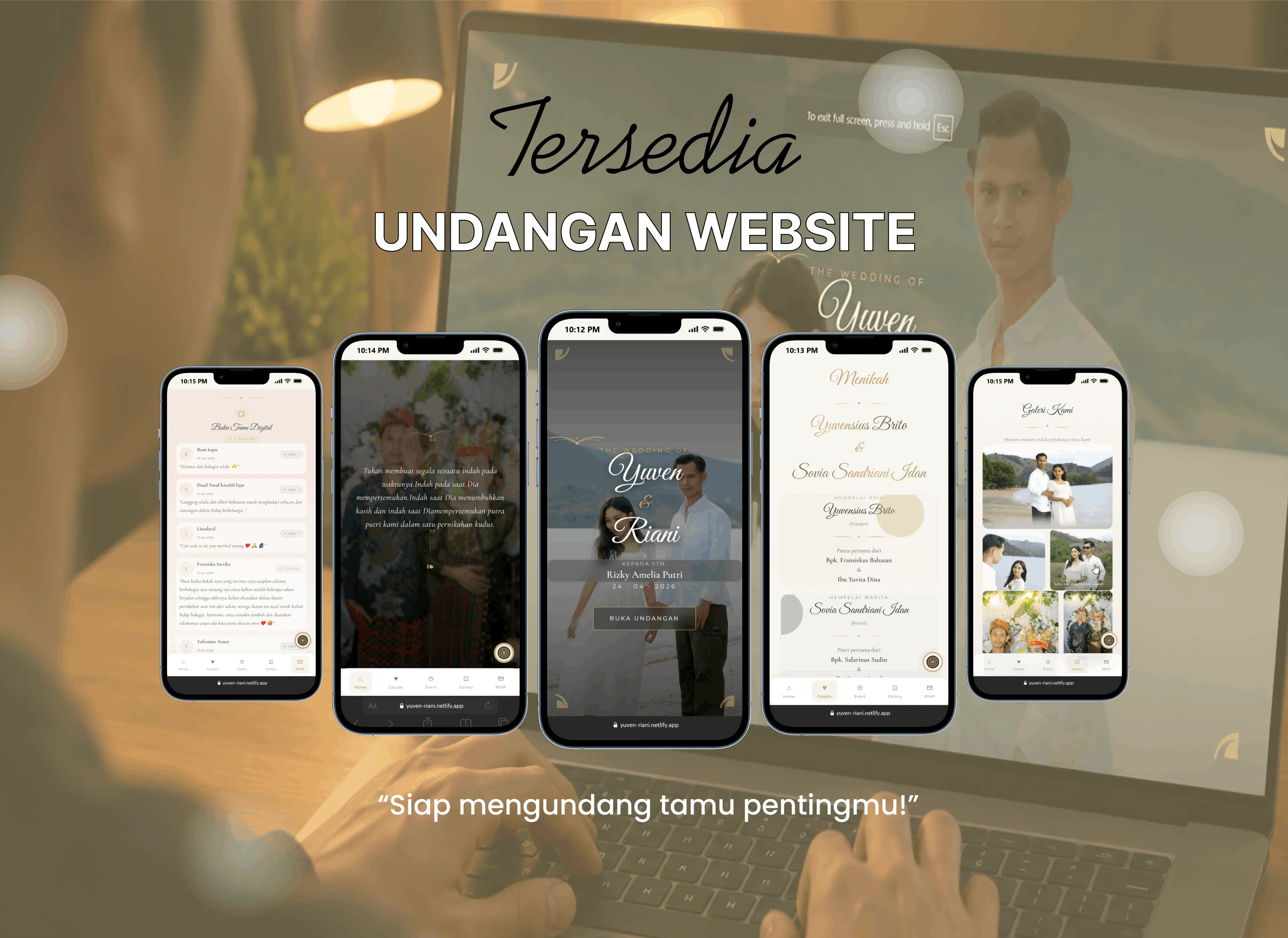 Cover Yuven & Riani | Undangan Pernikahan