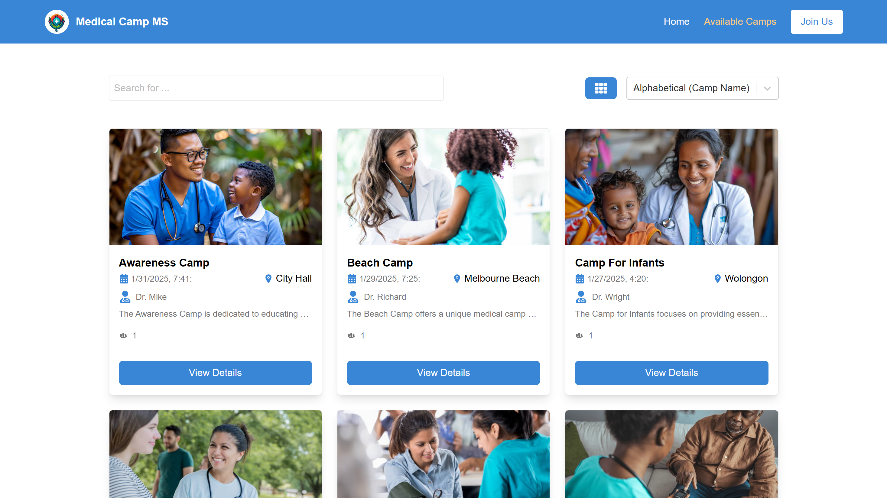 GitHub - Raiyan27/medical-camp-management-system: The Medical Camp ...