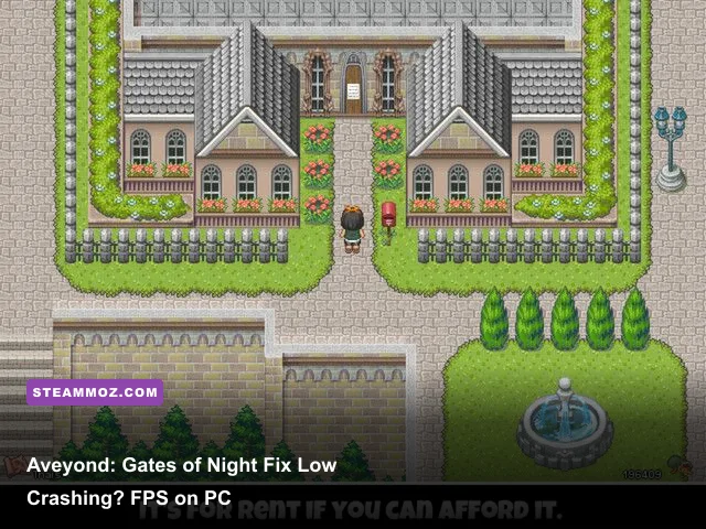 Aveyond Gates of Night party exploring a fantasy RPG area