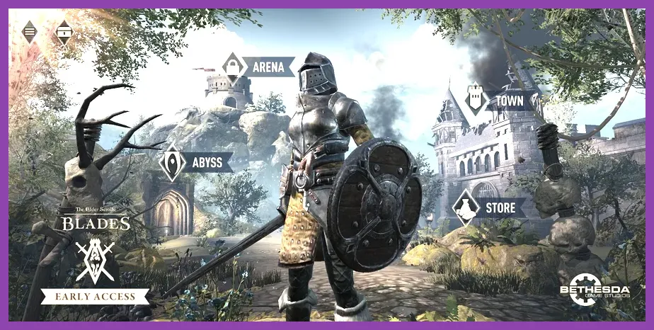 Epic fantasy open world role-playing game on iPad Pro