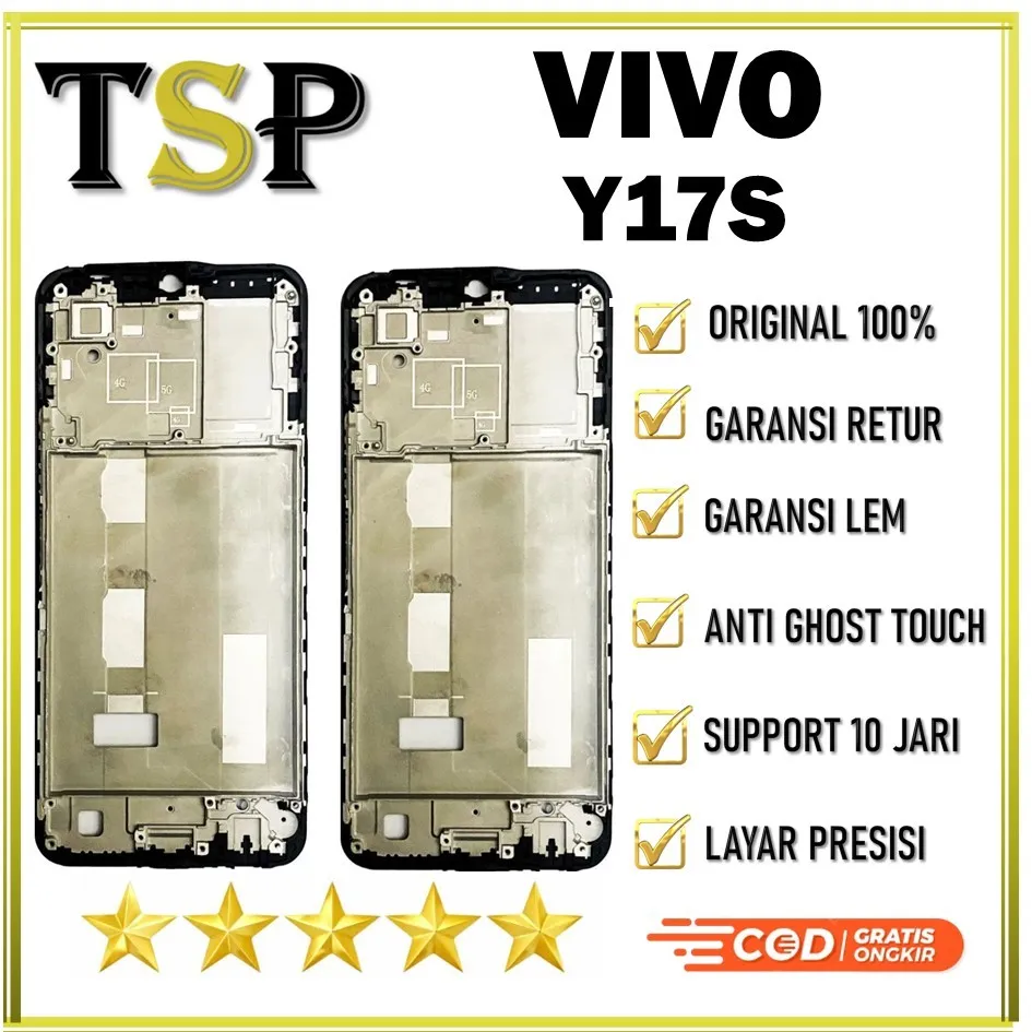 FRAME BEZZEL VIVO Y17S TULANG TENGAH