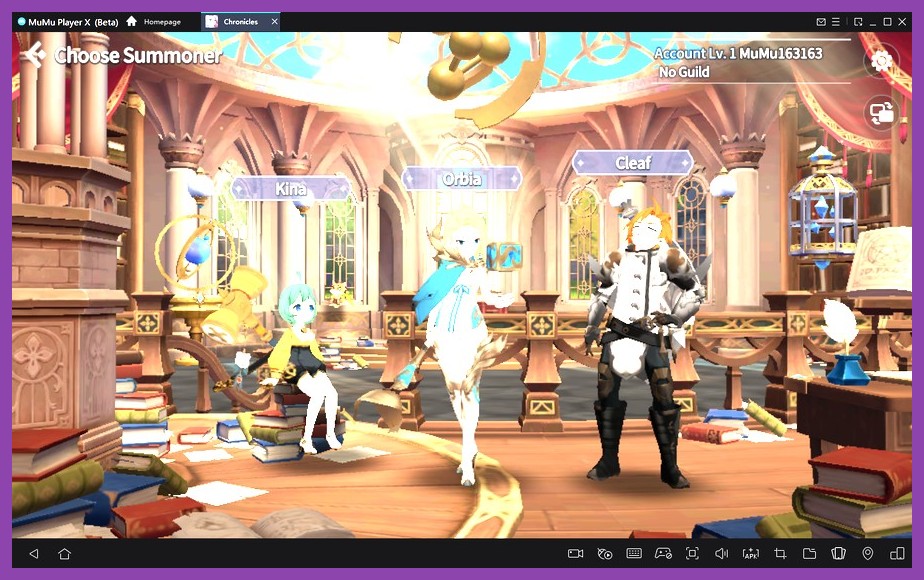 Orbia casting elemental spells in Summoners War Chronicles combat gameplay