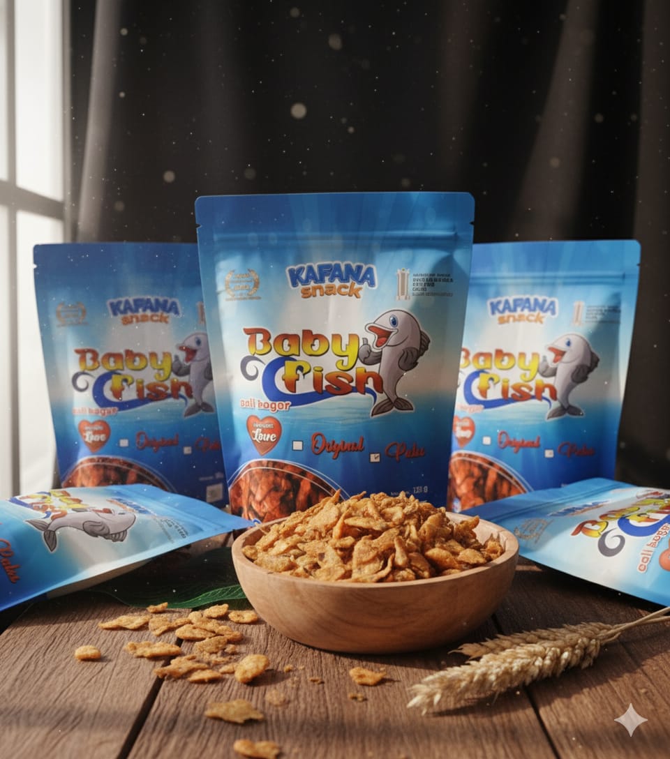 Keripik Baby Fish - Ikan Renyah
