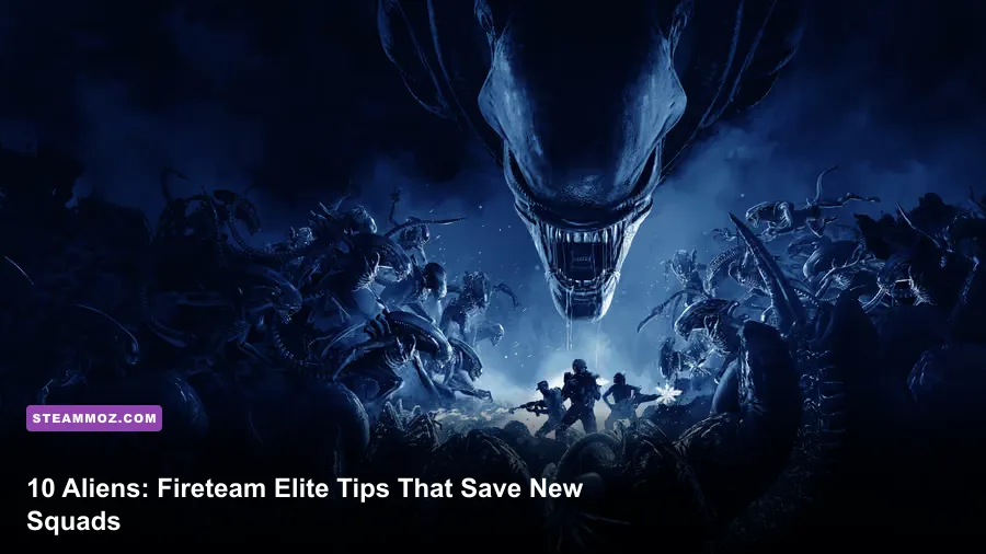 Aliens Fireteam Elite Into the Hive Edition marines battling a Xenomorph horde