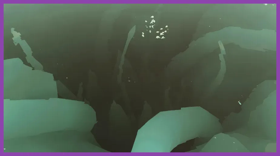 DREDGE Stellar Basin gameplay with fog and a giant sea creature