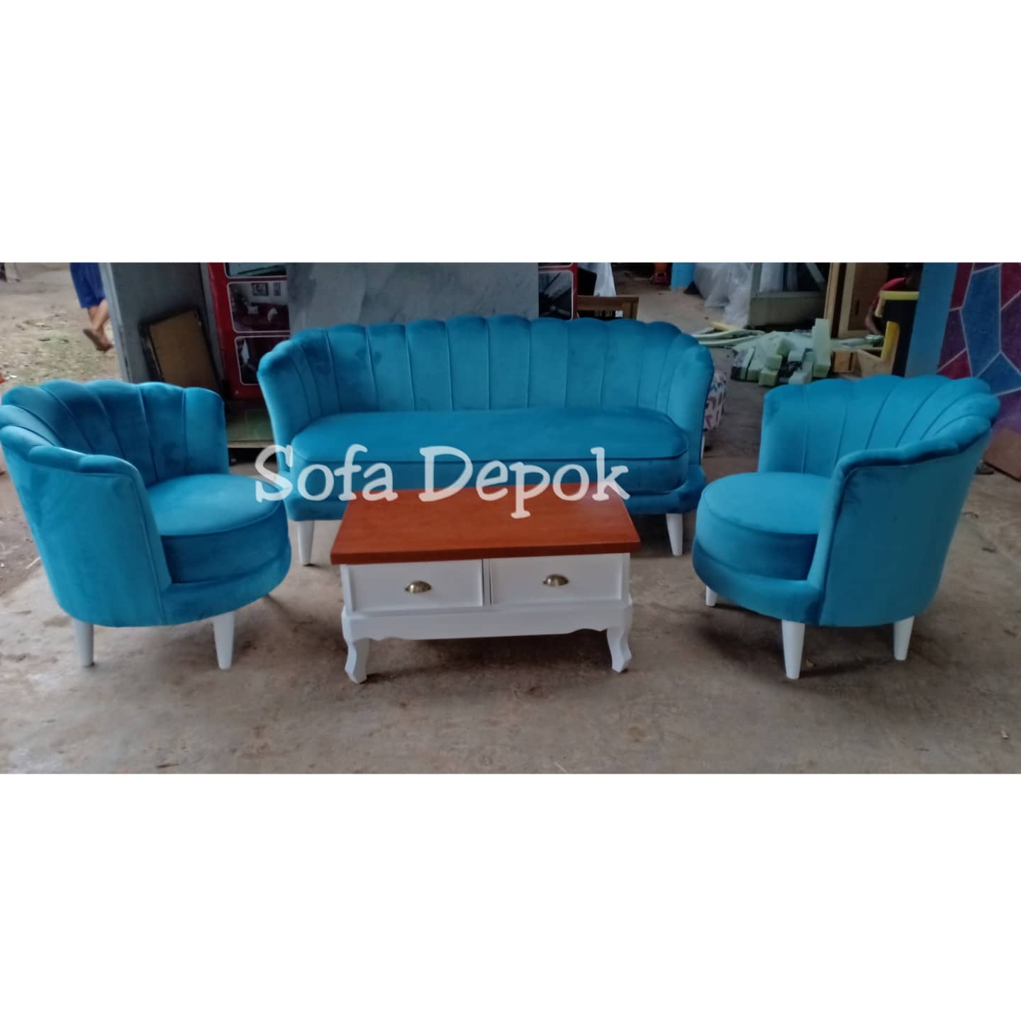 Sofa custom hasil pengerjaan Sofa Depok by Yenia