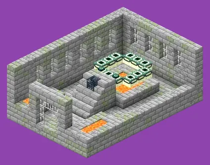 Minecraft PE End Portal frame activation with Eyes of Ender