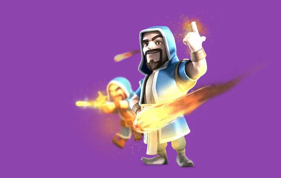 Clash Royale Wizard character design