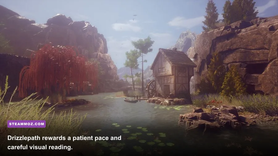 Drizzlepath scenic environment from the Steam walking simulator