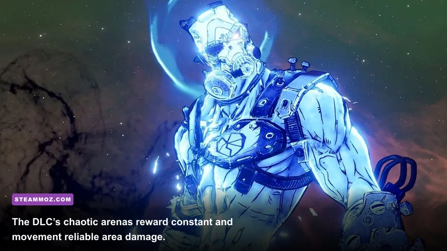 Vault Hunter fighting enemies inside Krieg’s mindscape in Borderlands 3