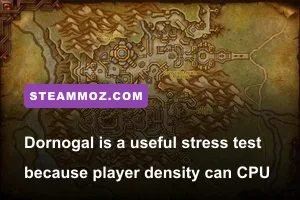 World of Warcraft players gathered in Dornogal city
