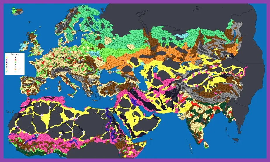 Crusader Kings 3 world map view affecting CPU load
