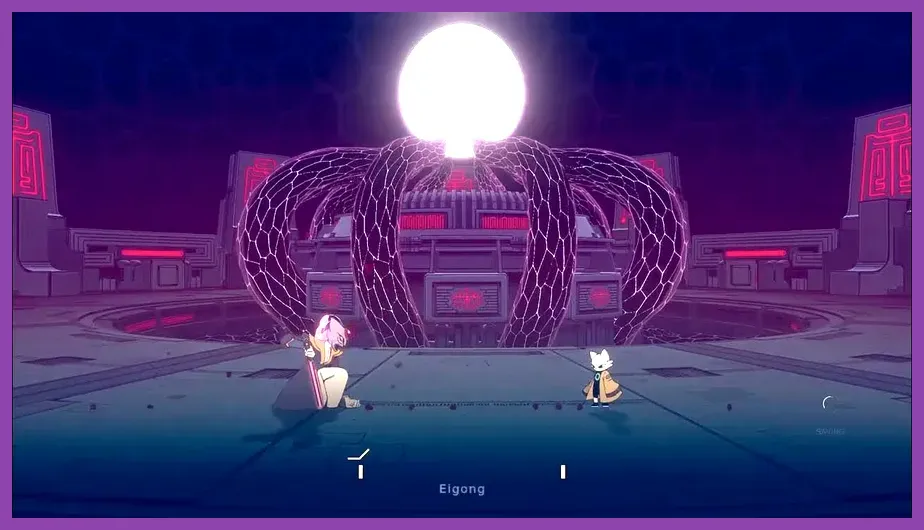 Nine Sols intense boss battle against Eigong