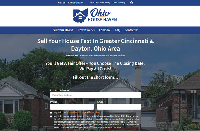 Placeholder for a real estate investor website screenshot – project 3