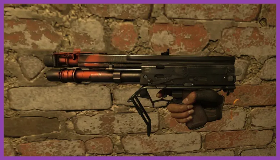 Shotgun with grenade launcher attachment in Half-Life Alyx
