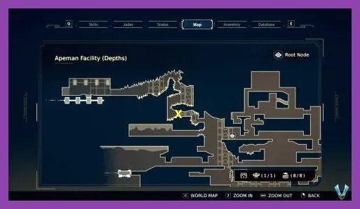 Apeman Facility location in Nine Sols