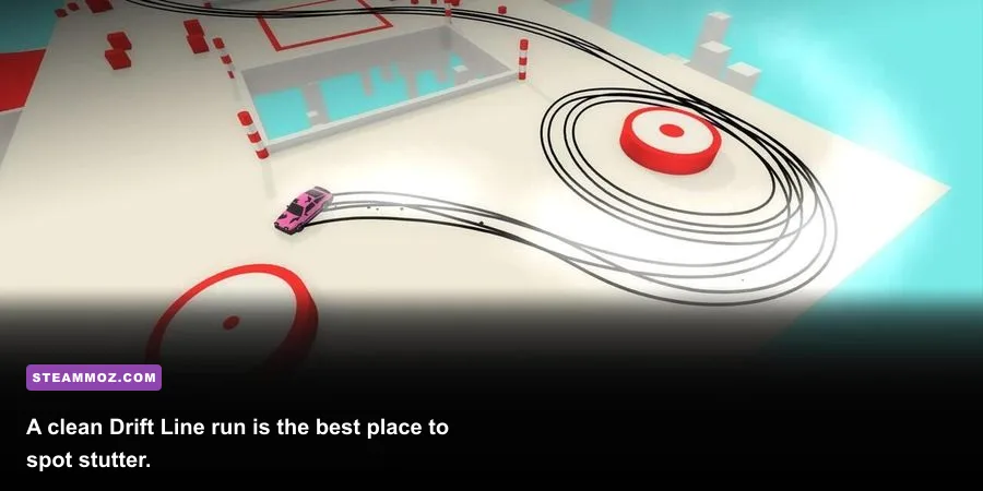 Absolute Drift Zen Edition PC gameplay during a Drift Line event