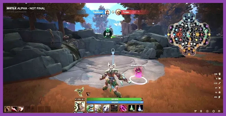 Smite assassin bursting down jungle camps