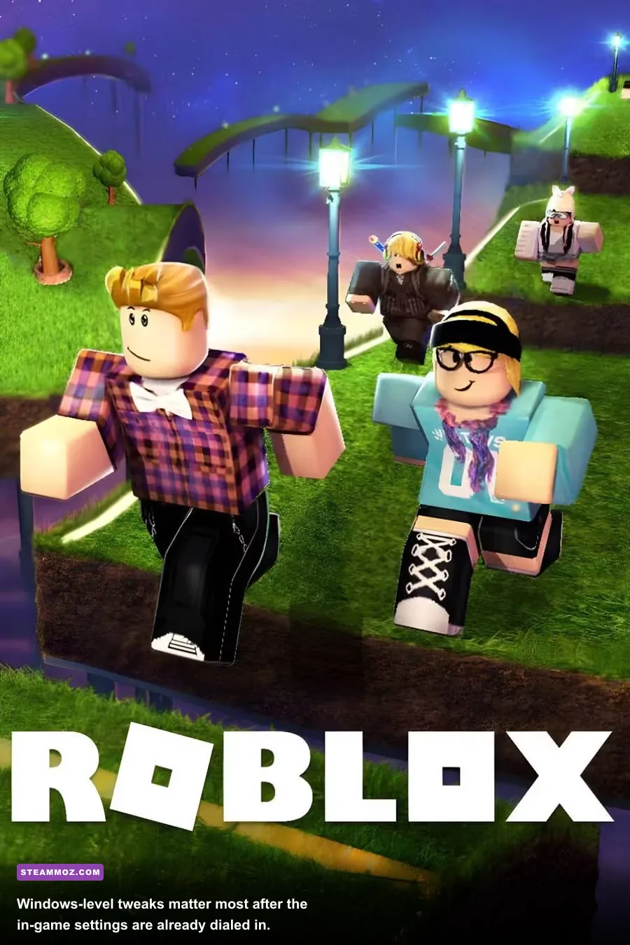 Roblox PC running in Windows 11 with fullscreen and GPU performance optimizations