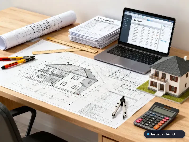 Tabel rincian estimasi biaya renovasi rumah 2 lantai rangka besi