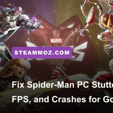 Spider-Man swinging through Manhattan in Marvel's Spider-Man Remastered on PC