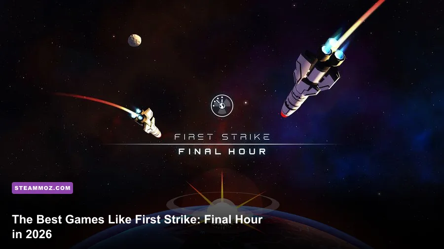 First Strike Final Hour nuclear strategy map showing global missile launches