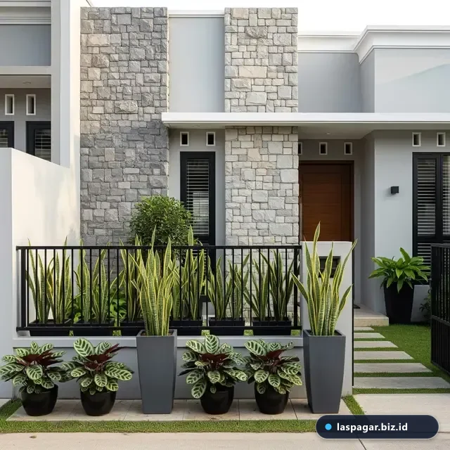 Wujudkan Taman Depan Cantik dan Fasad Rumah Idaman Bersama Las Pagar - Inspirasi Las Pagar