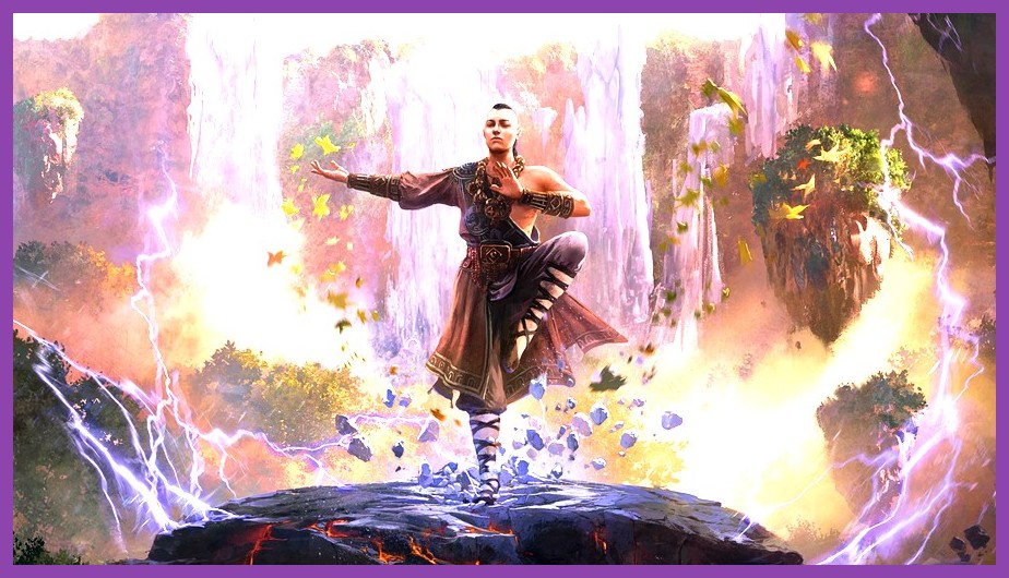 Monk class freezing enemies with rapid quarterstaff combos in Path of Exile 2
