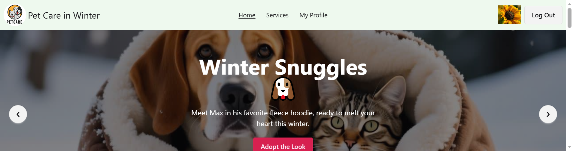 WarmPaws Homepage
