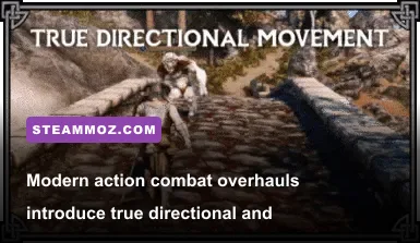 Precision combat mod showcasing directional attacks and accurate hitboxes