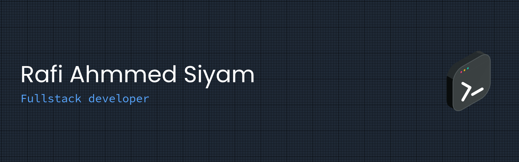 Rafi Ahmmed Siyam Banner