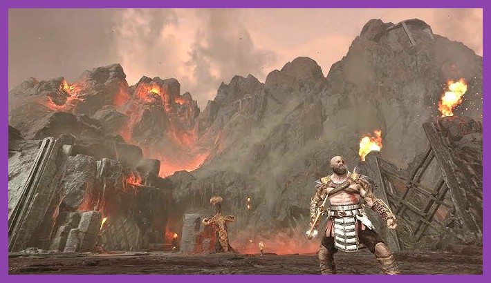 Muspelheim Crucible trials combat arena in God of War Ragnarok