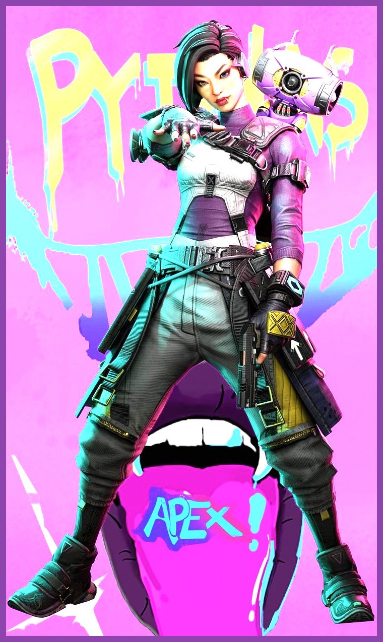Rhapsody activating Rowdy ability in Apex Legends Mobile battle