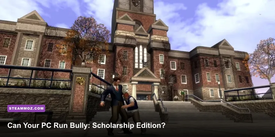 Jimmy Hopkins standing outside Bullworth Academy in Bully Scholarship Edition