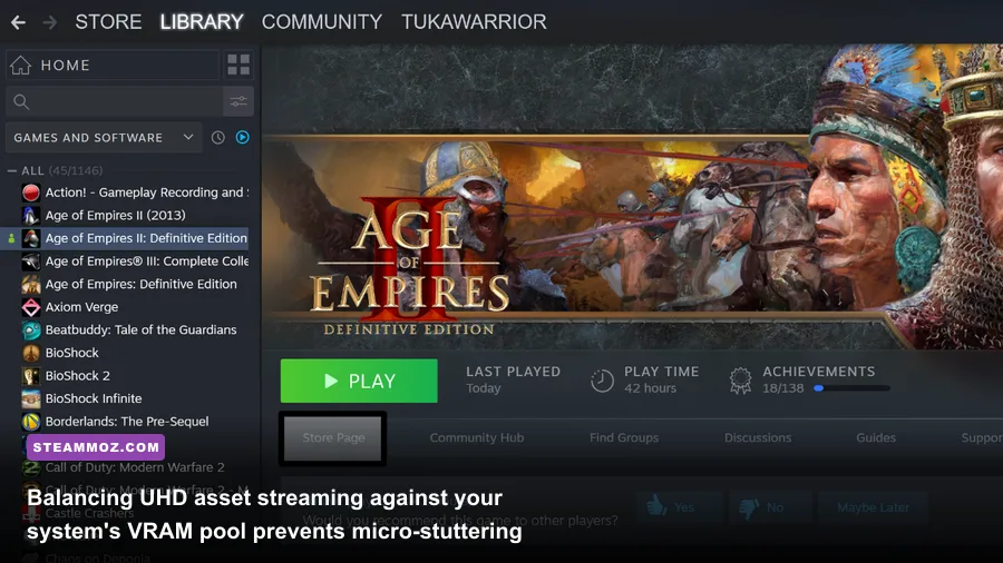 Age of Empires Definitive Edition in-game graphics settings interface