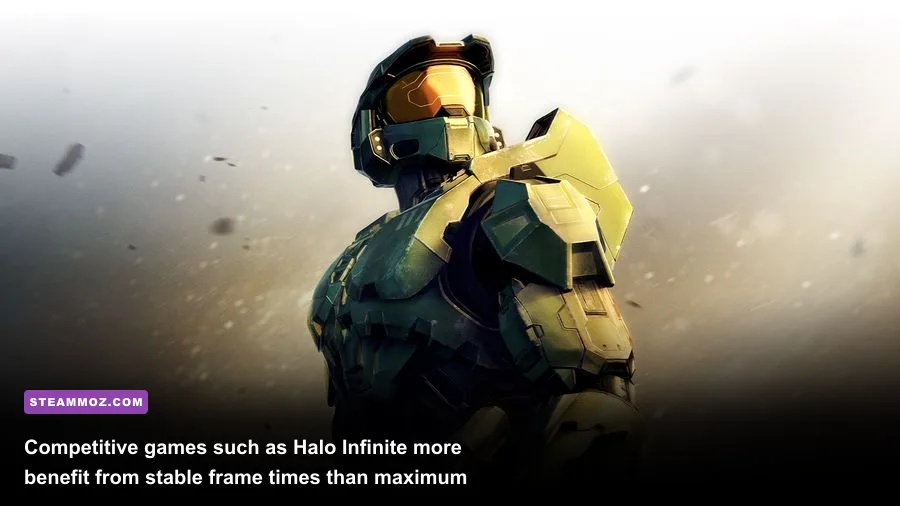 Halo Infinite PC multiplayer match running at a high frame rate