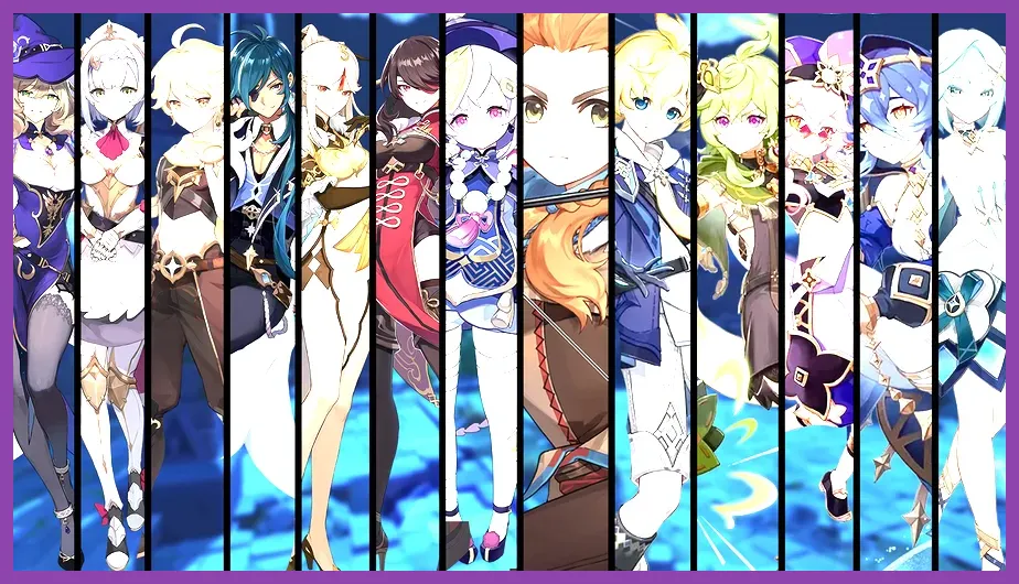 Genshin Impact B-tier characters in domain