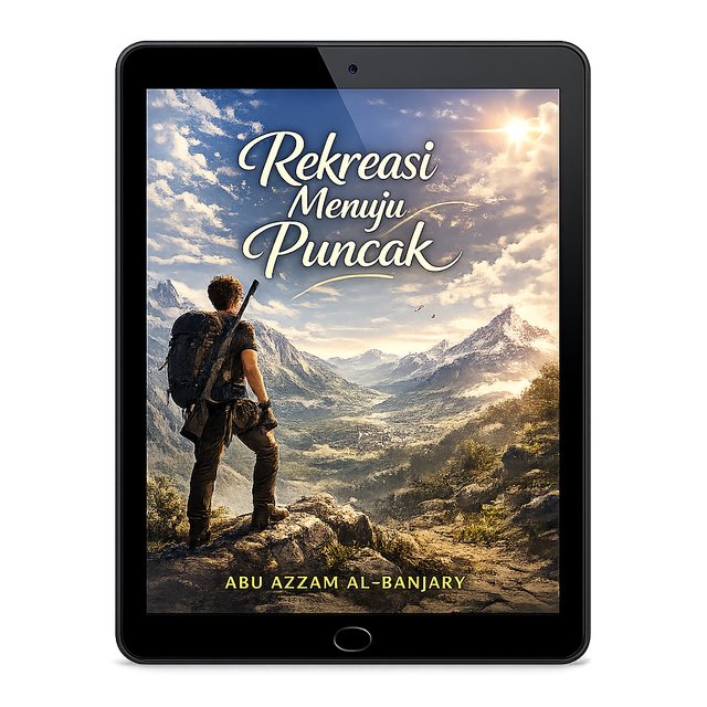 Mockup Ebook Rekreasi Menuju Puncak