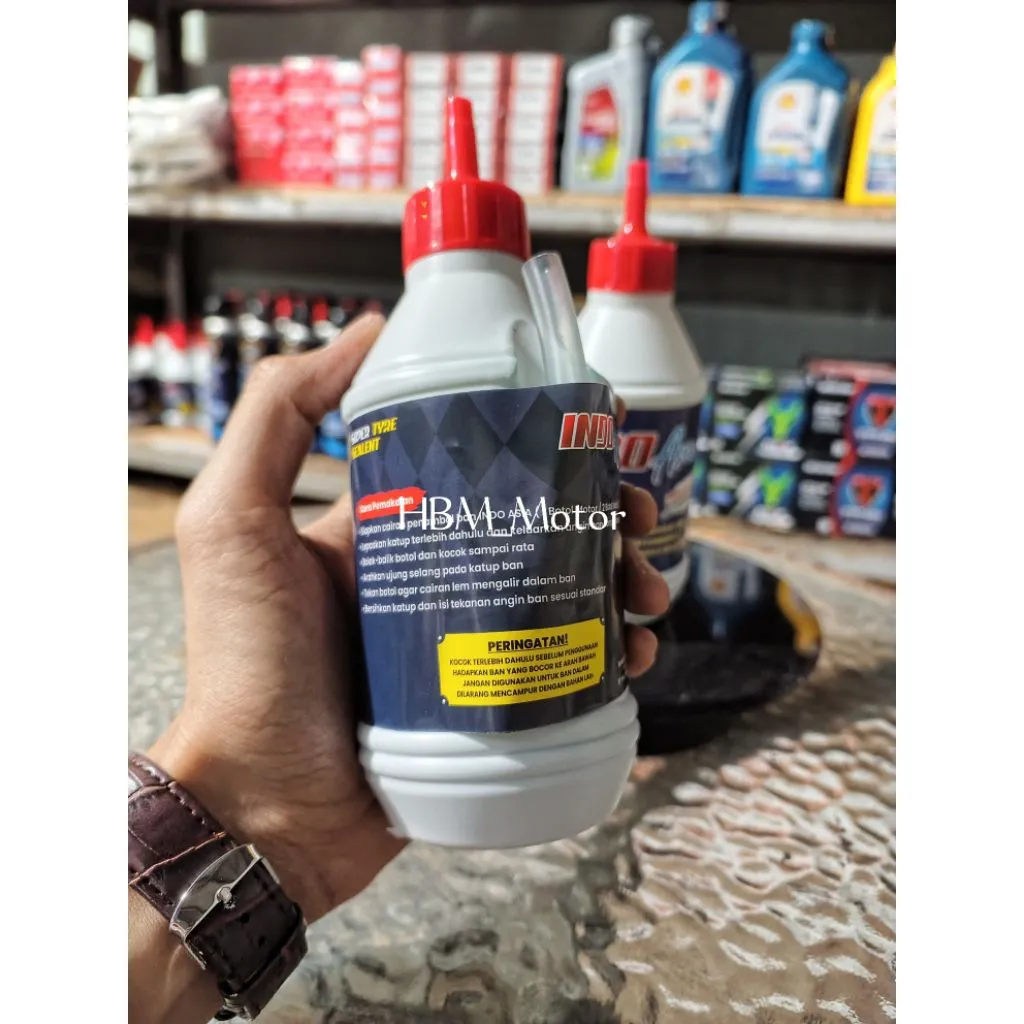Cairan Ban Motor Mobil Tubeless Tire Sealent Indo Asia 350ml - Gambar 3