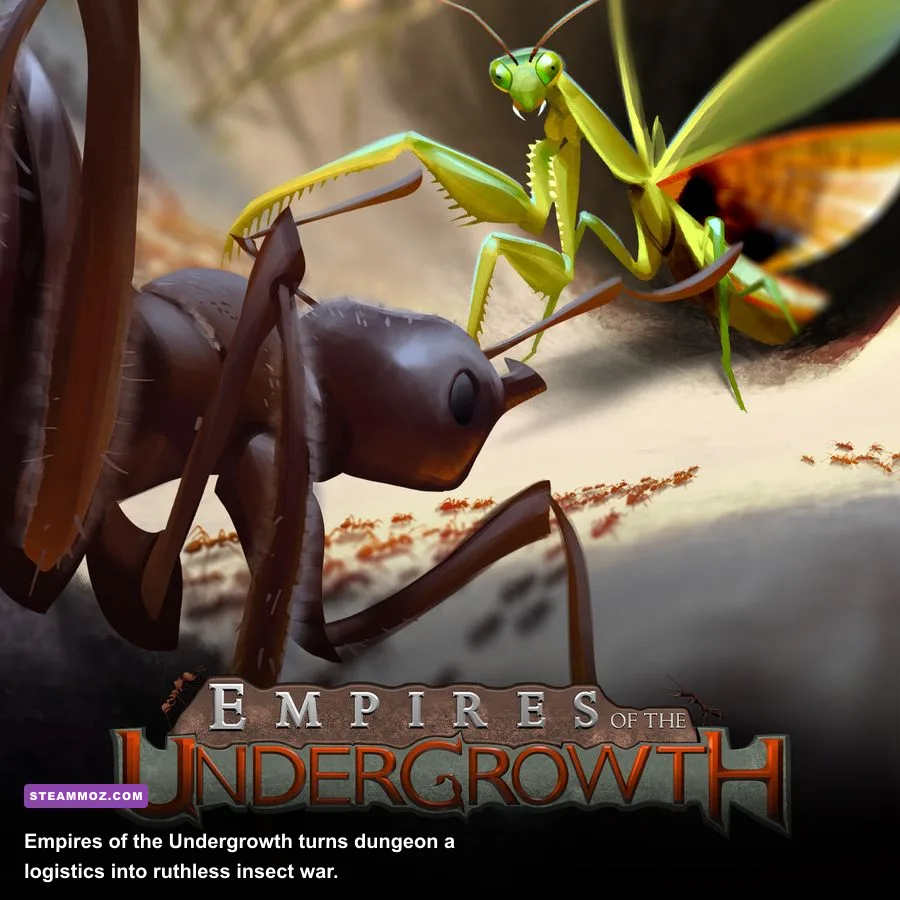 Empires of the Undergrowth ant colony tunnels and chambers viewed from above