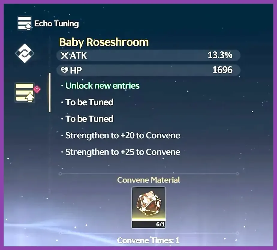 Wuthering Waves best echo build and tuning screen