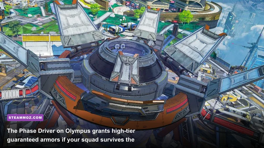 Interactive console at the Phase Driver on Olympus spitting out high tier loot balls