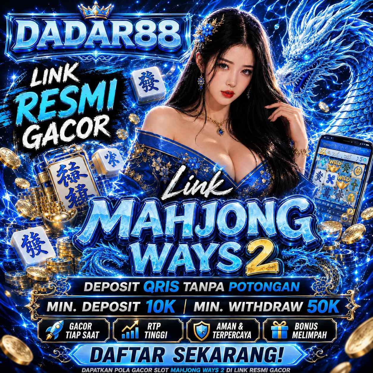 Dadar88 » Hamparan Reel Penuh Kejutan, Sekali Wild Terkunci Multiplier Ikut Menyala!