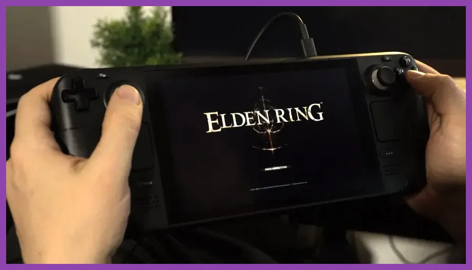 Elden Ring Limgrave open-world gameplay on Steam Deck