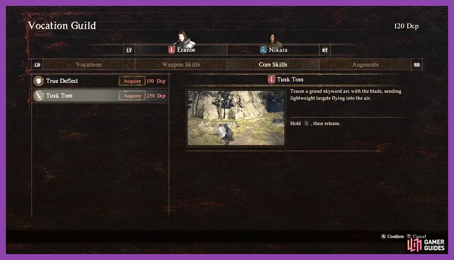 Fighter vocation skill tree in Dragon's Dogma 2