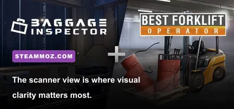Baggage Inspector gameplay with luggage scanner and airport security equipment