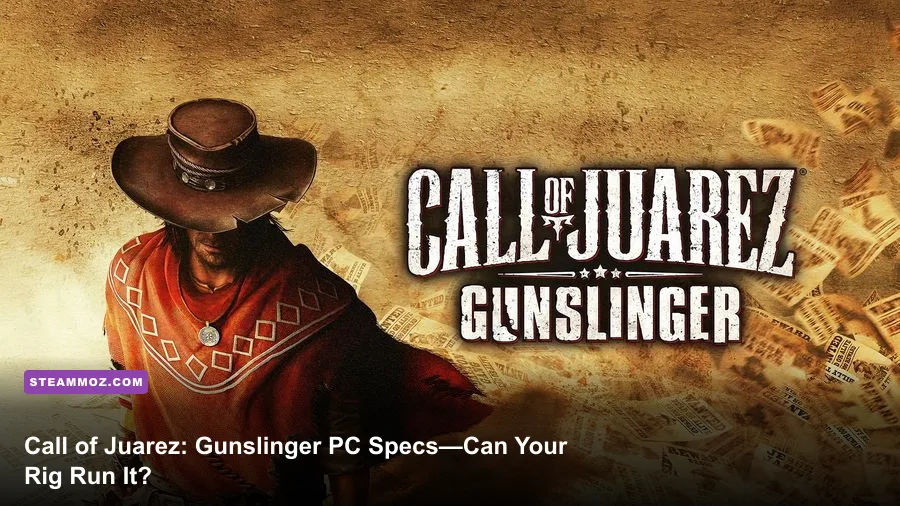 Call of Juarez Gunslinger cowboy duel in a dusty Wild West town