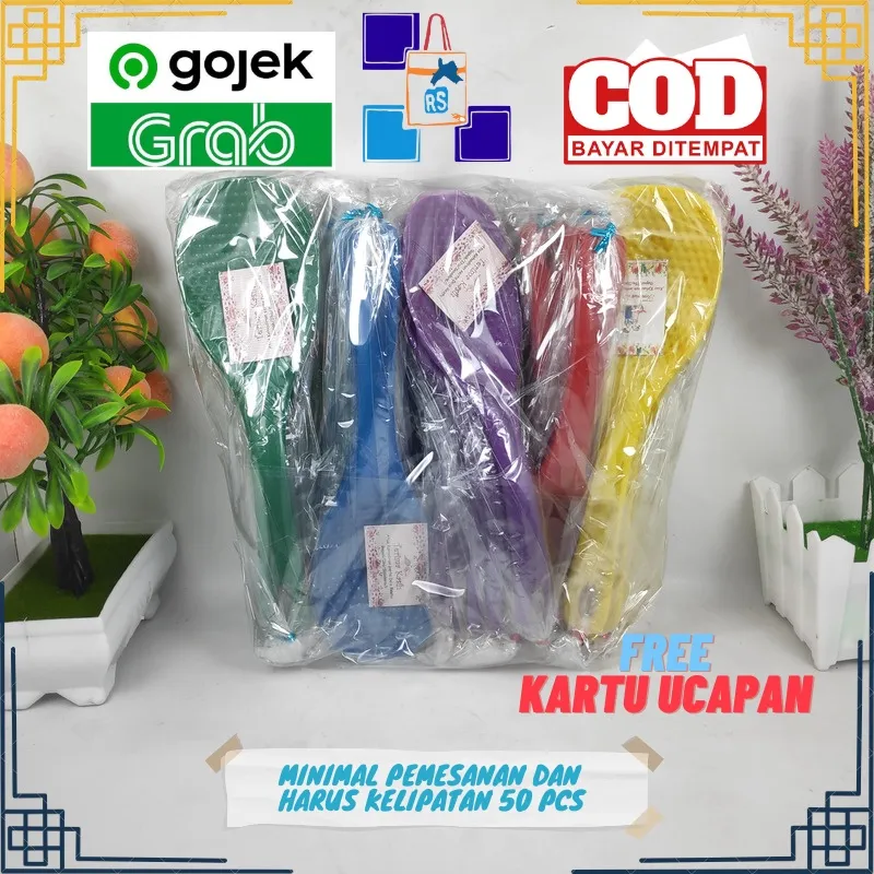Souvenir Sovenir Centong Nasi Pernikahan Nikah Kemas Plastik Murah Free Kartu Ucapan