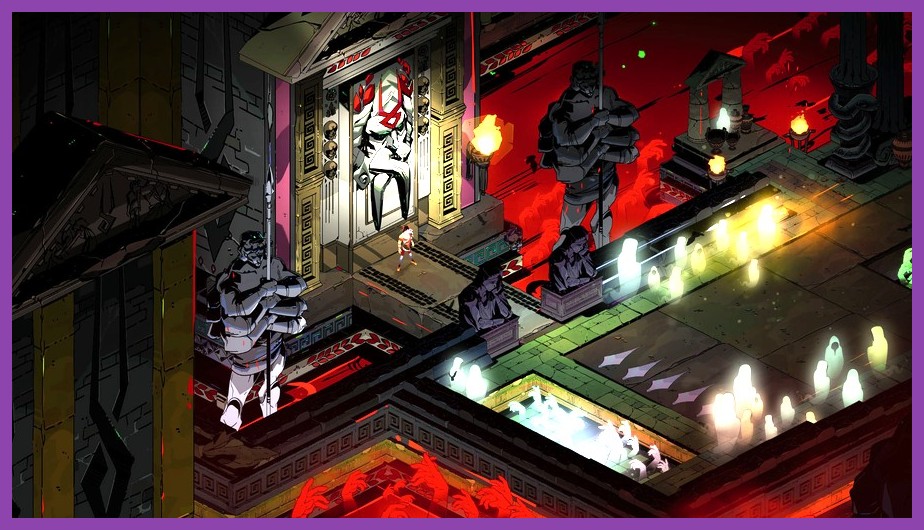 Zagreus fighting monsters in Hades underworld with smooth action graphics