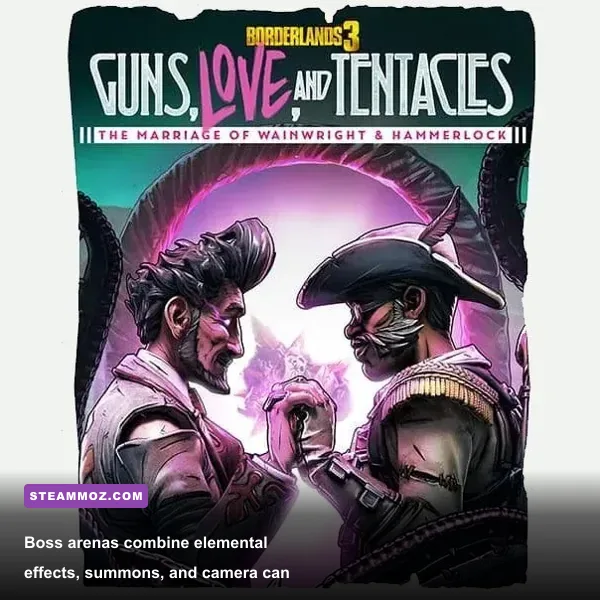 Borderlands 3 Guns Love and Tentacles boss encounter with Wainwright Jakobs